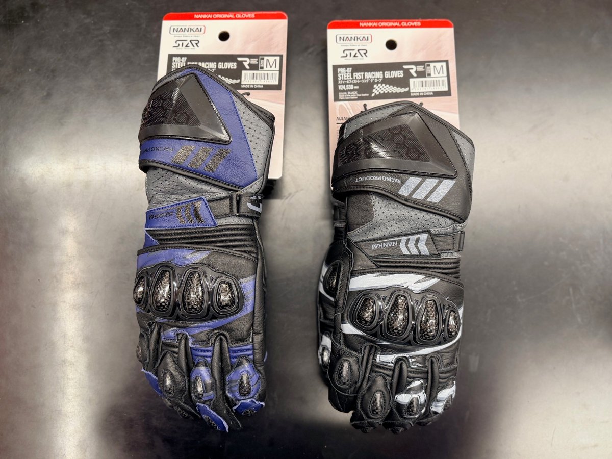 NANKAI オリジナル 新モデル ≪PRG-07≫ STEEL FIST RACING GLOVES