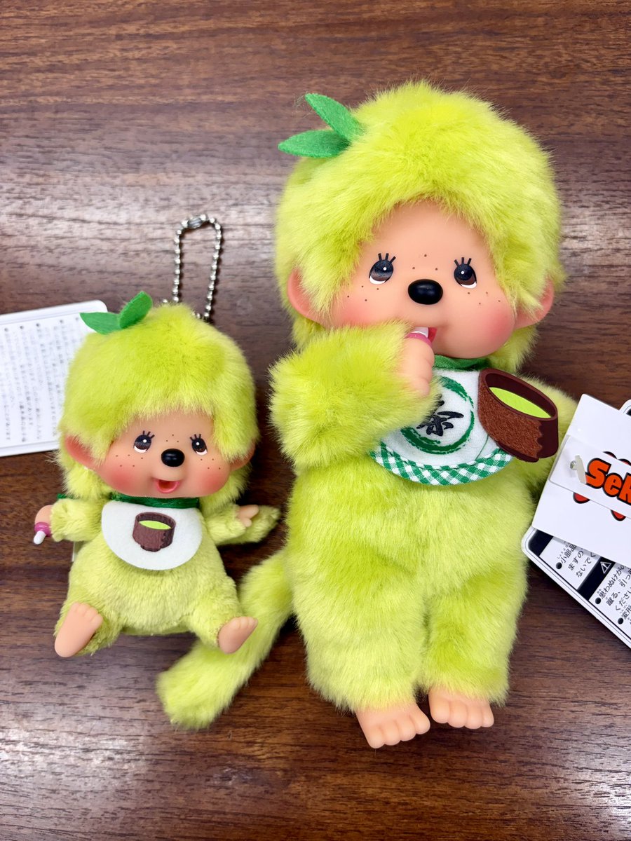 🆕新商品のご紹介🆕 抹茶モンチッチ🍵 💗顔でかSSキーチェーン 1,980円