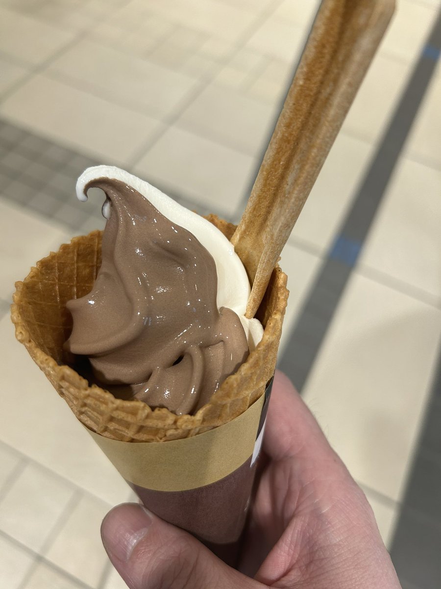 やっぱソフトクリームは最強だぜぇ