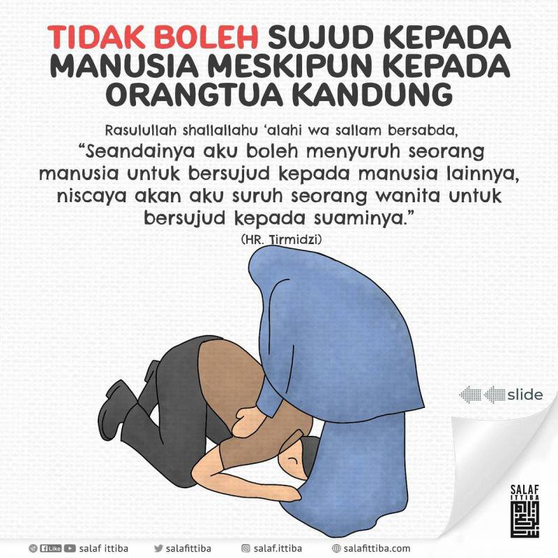 Tidak boleh sujud ke manusia