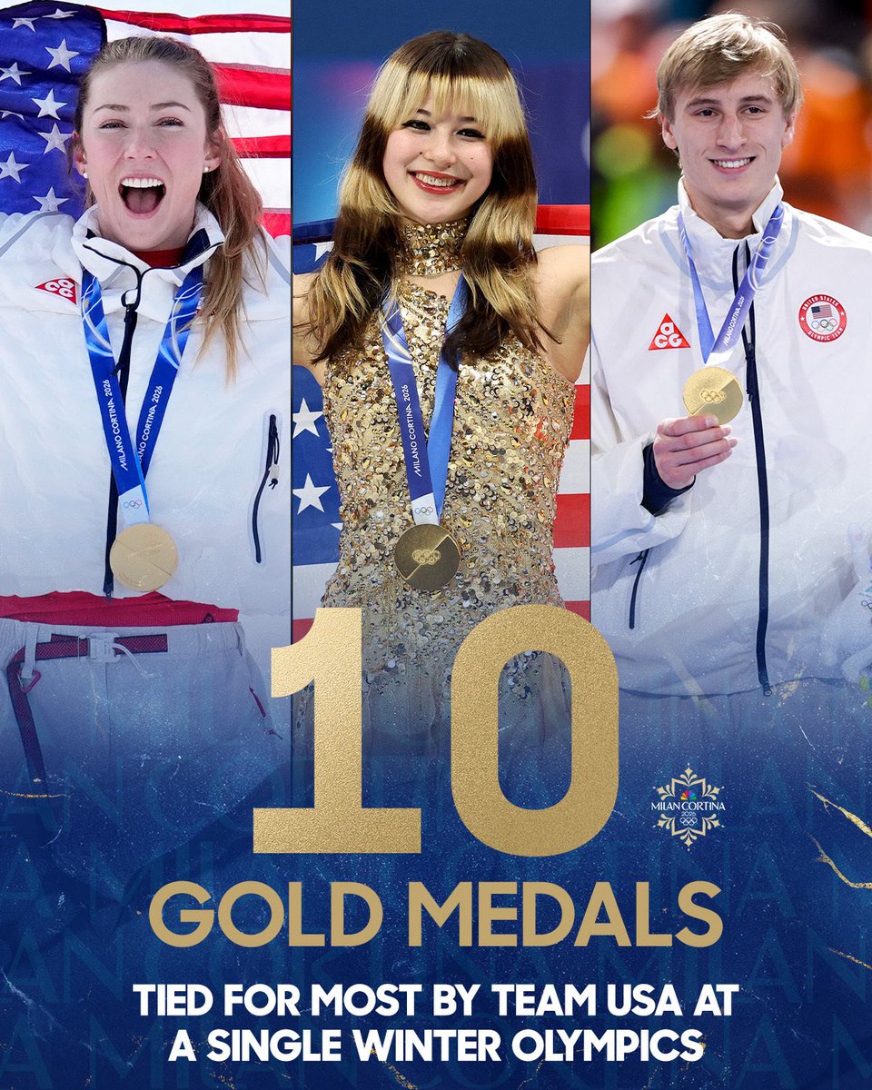 Team USA is ONE GOLD away from history! 🇺🇸🥇 #WinterOlympics