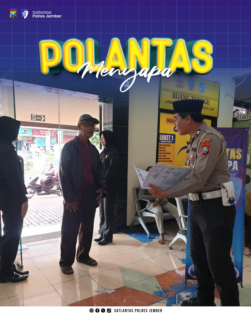 Selamat berakhir pekan,
Semoga waktu yang berharga ini diisi dengan kebahagiaan, keceriaan, dan kebersamaan yang hangat.

#polantasmenyapa #satlantaspolresjember #taatadministrasilalulintas #pelayananprima