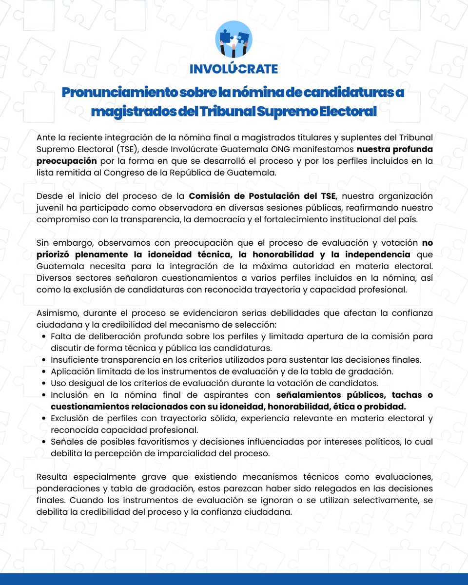 Involúcrate Guate tweet media