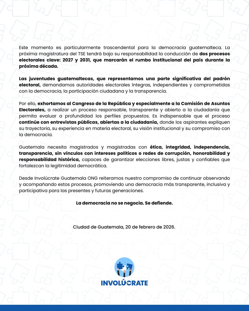 Involúcrate Guate tweet media