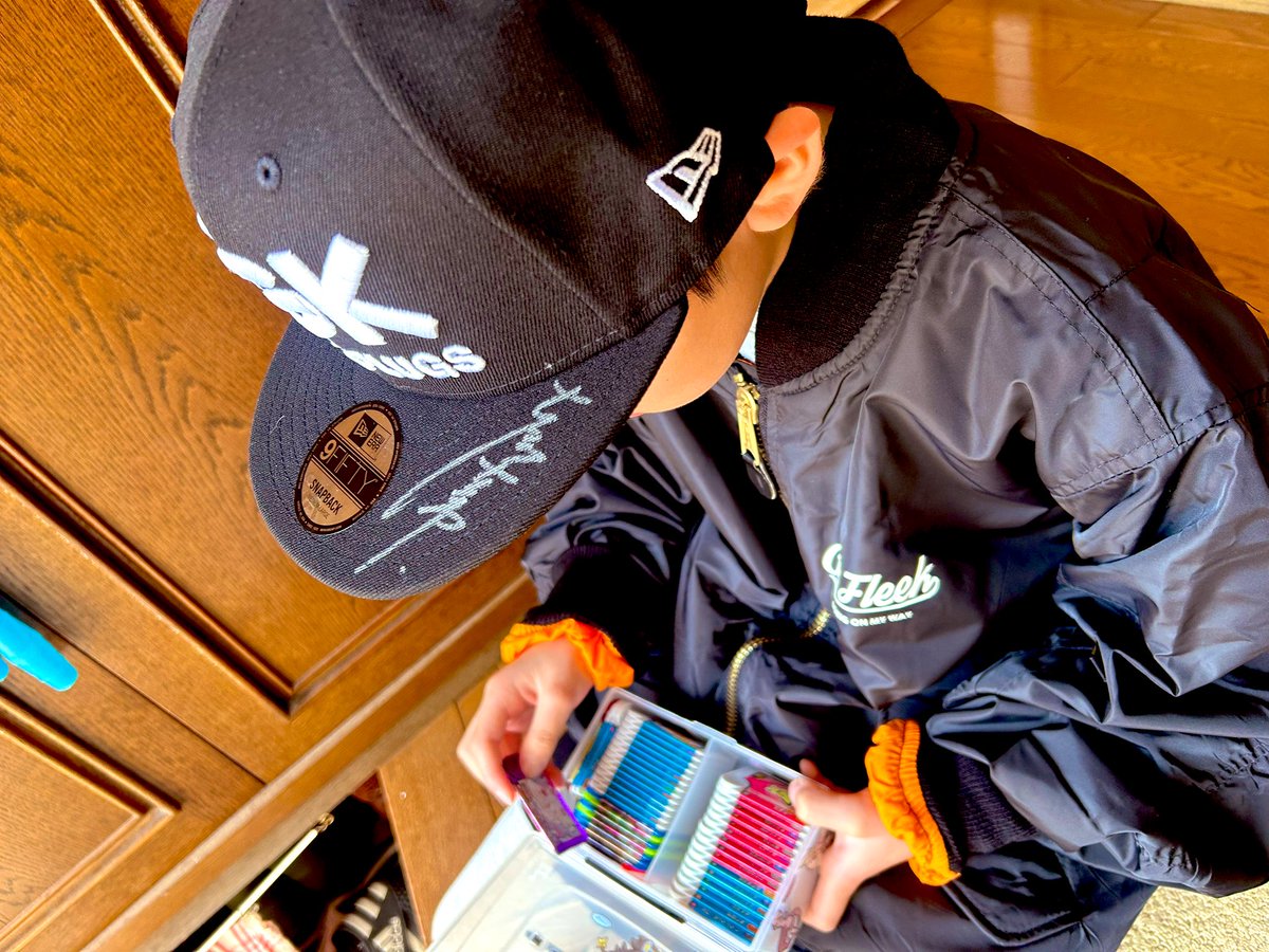 土屋さんのサイン入りキャップかぶる✨ カッコイイ🤩 @k1tsuchiya