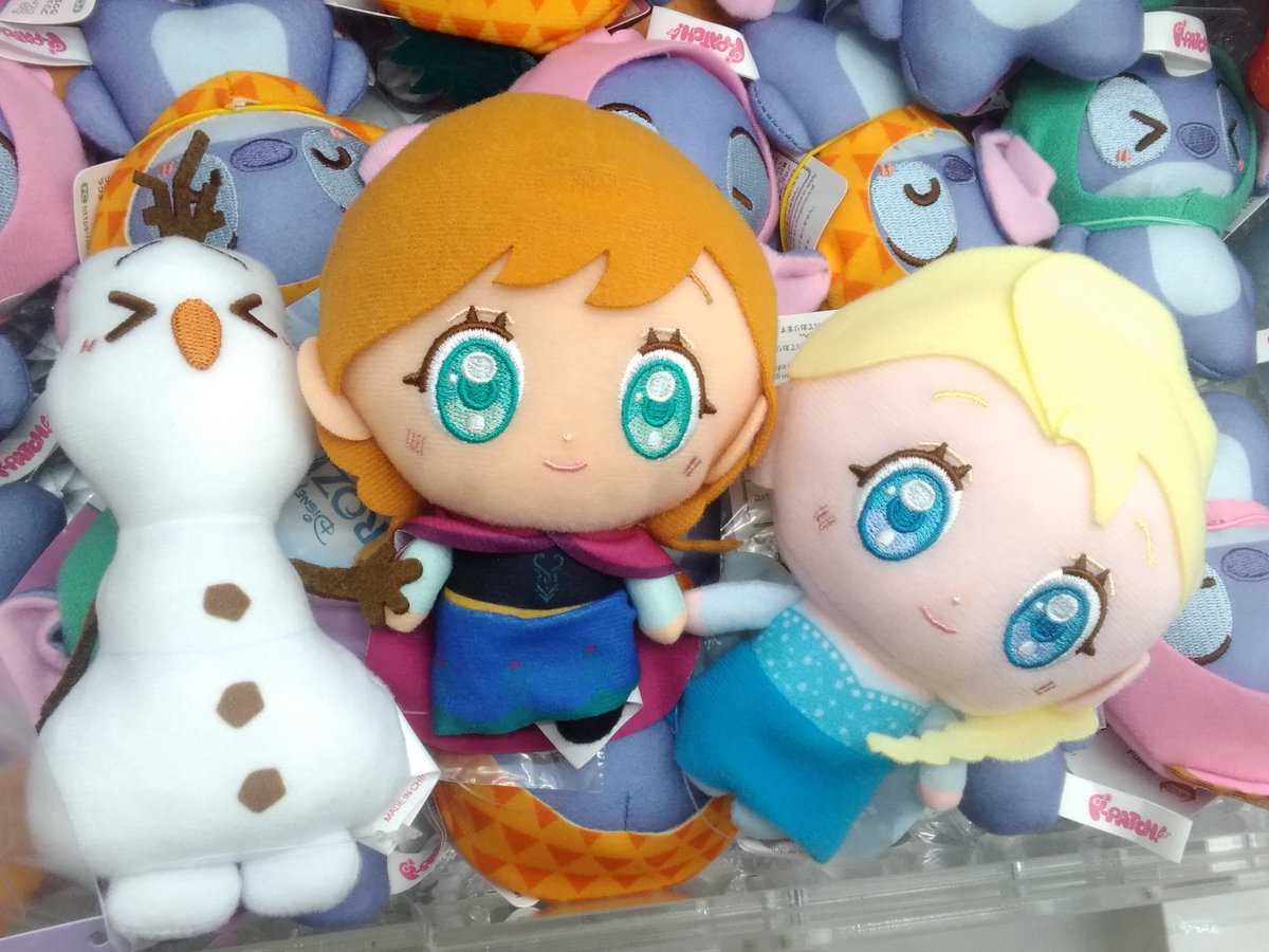 アナと雪の女王 P-PATCH！ ぬいぐるみ～アナ・エルサ・オラフ～ 新登場