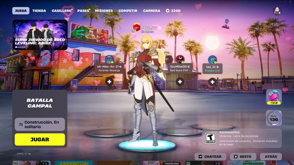 Buena collab con Solo Leveling