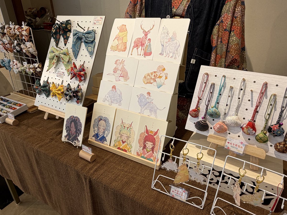 前回に引き続き、グッズ販売や展示など色々あります🥰