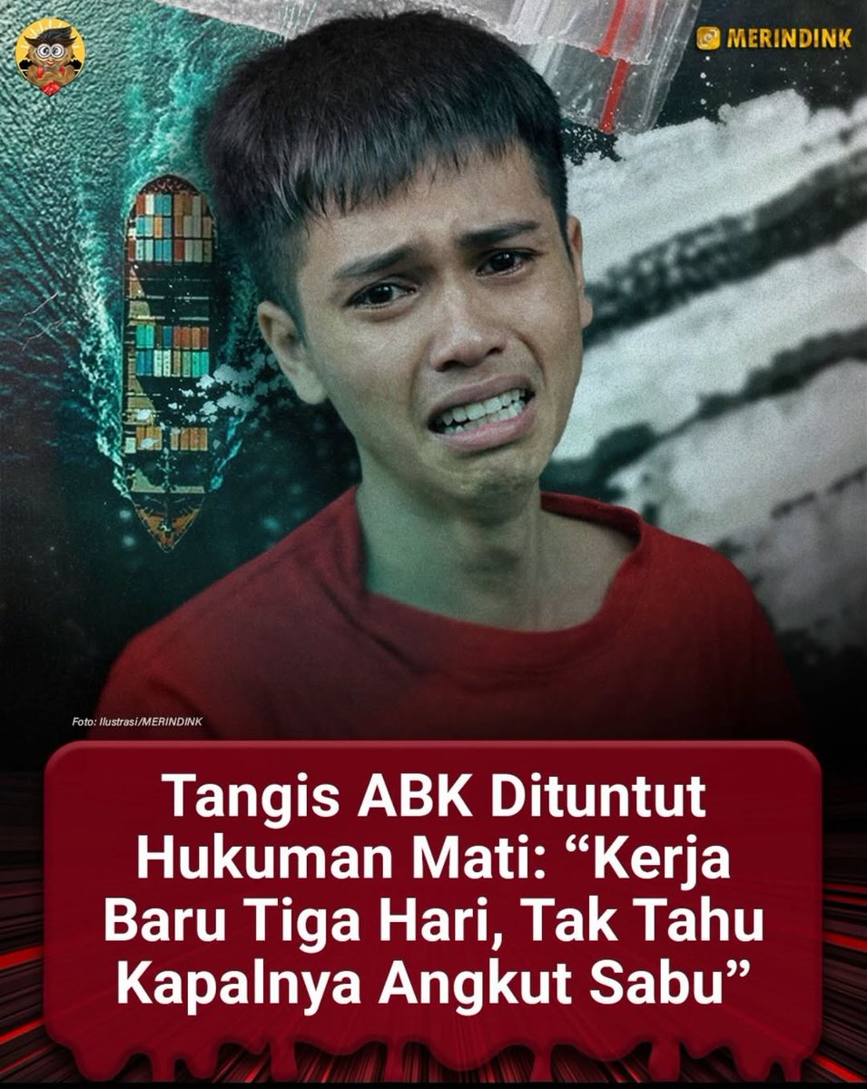 DS_yantie's tweet photo. Fandi baru tiga hari bekerja dan tidak memiliki kewenangan atas muatan kapal, bahkan dia belum sempat menerima gaji Tapi Fandi justru berada di ambang hukuman mati. https://t.co/KJY4kfaM8C