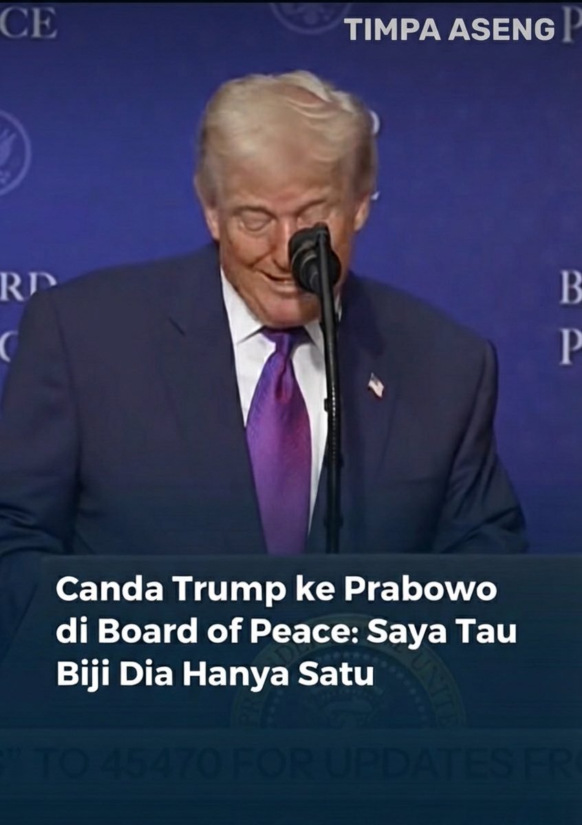Gak rispek banget sama atmint Trump