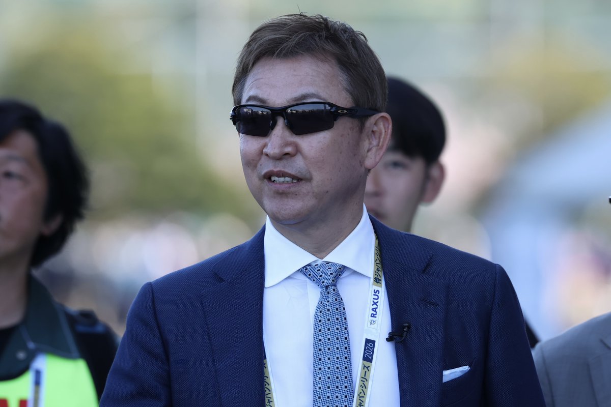 侍ジャパン宮崎合宿🇯🇵】 中日の前監督 #立浪和義 氏がキャンプを訪問