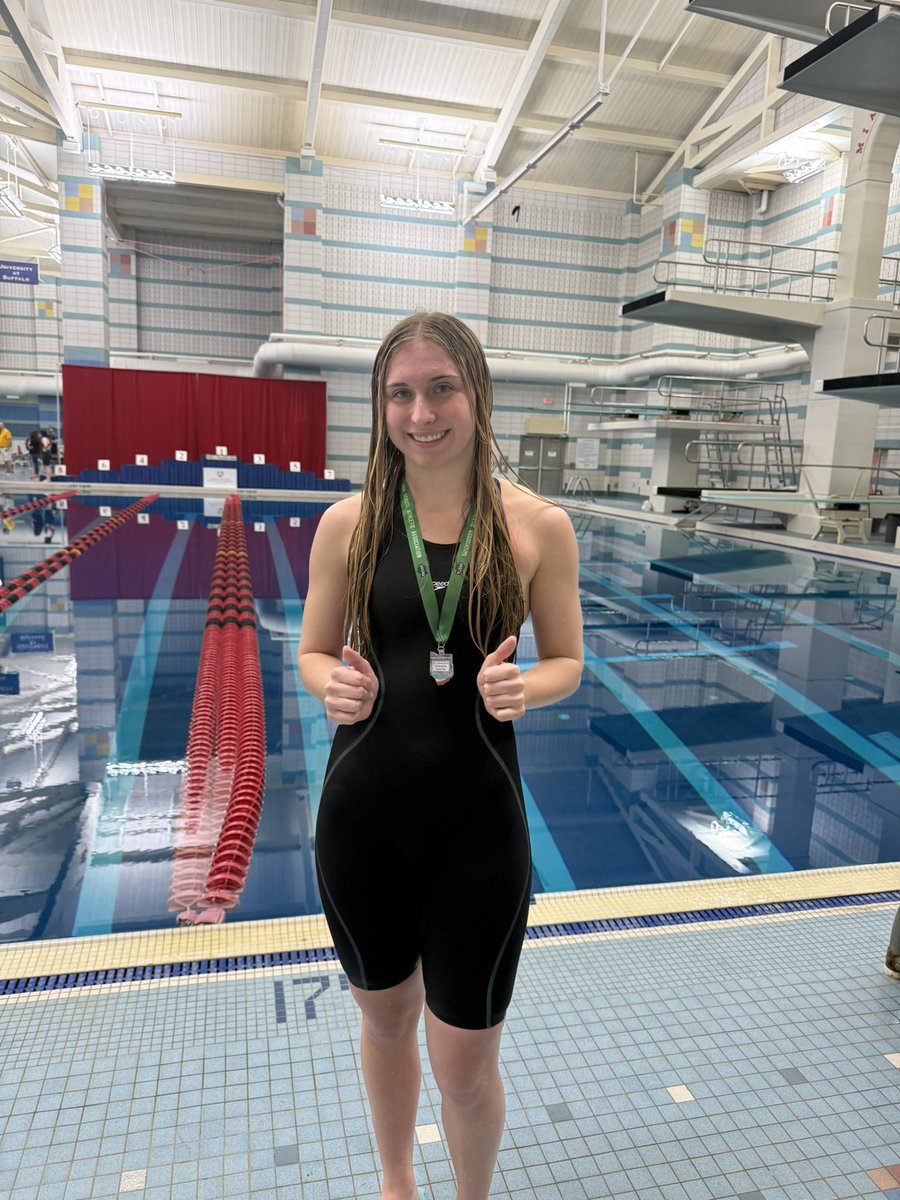 The 400 free relay of Bucio, Mann,Roberts and Paul narrowly missed the school record swimming a 4:04.10! Moving from 18th place to 15th as a team! Bella Bucio also broke her 100 free school record with a new time of 54.26! What a great season for the girls <a href="/BotkinsSchool/">Botkins Local School</a>
