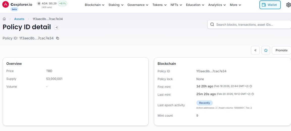 카르다노에 유동성이 공급되고 있음!

최근에 카르다노 트랜잭션 추적 사이트인 Cexplorer.io에서 보면 이미 메인넷 직전인데
$USDCx 5,300만 달러치가 공급된 것을 확인.

기존 카르다노 메인넷 위에서 놀던 스테이블코인 규모는 4,000만 달러가 채 되지 않았음. 수년간.(절대적 수치는