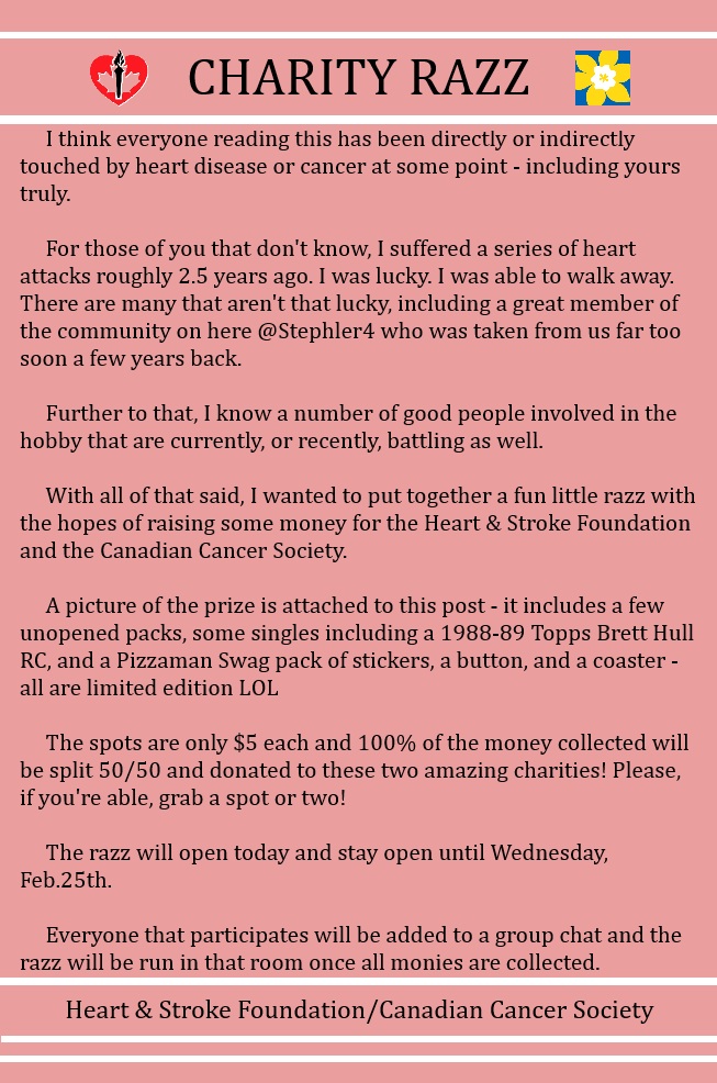 MagicPizza101's tweet photo. ok, we are more than halfway through!
just a reminder about the scavenger hunt as well as the charity razz!
all the deets are below! https://t.co/HfdY7rIW8L