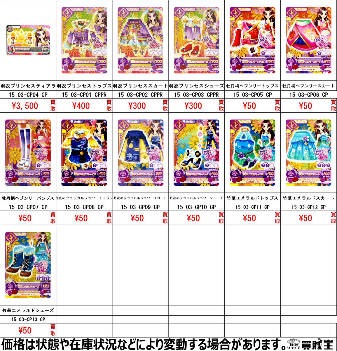 ☆買取情報☆ 藤原みやび 栗栖ここね 堂島ニーナ 白樺リサ 大地のの