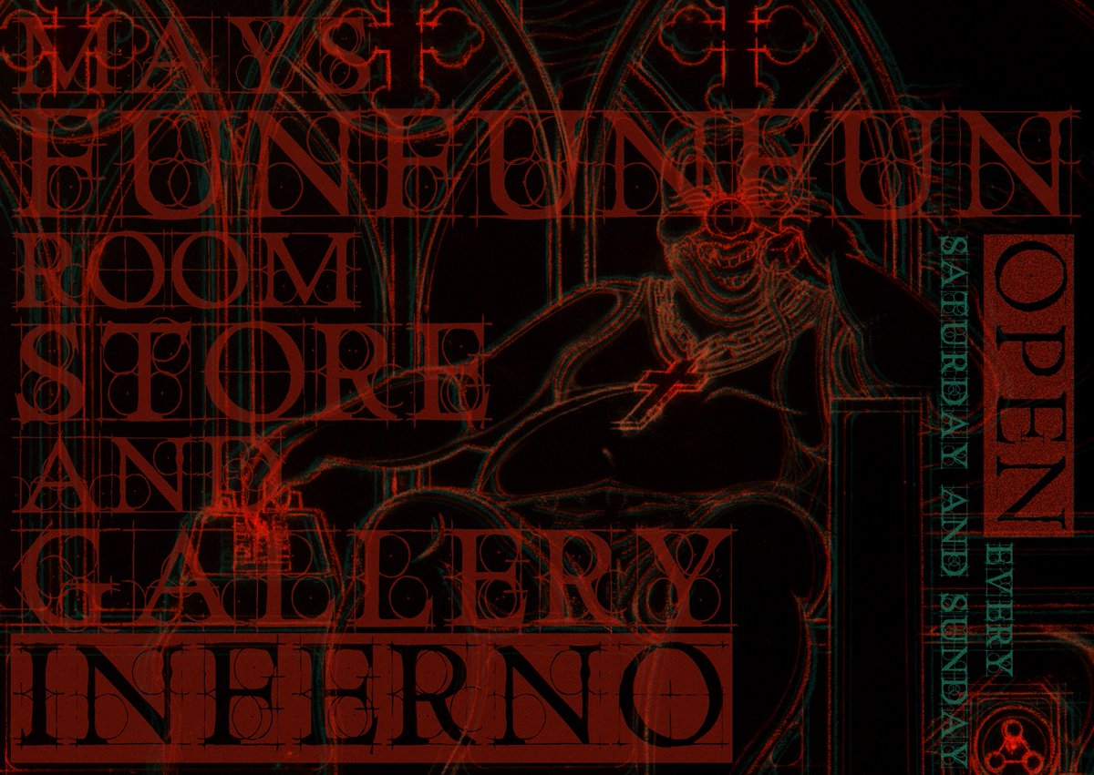 MAY'S FUNFUNFUN ROOM
STORE&amp;GALLERY -"INFERNO"-

Excerpt from spatial composition pieces---
愛実( <a href="/ayuminingyou/">愛実</a> ) 作品 --

#FUNFUNFUNROOM #INFERNO