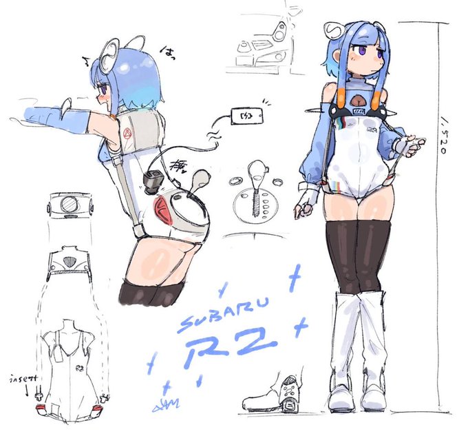 #自分で生み出した一次創作オリジナルキャラを流そう
愛車の擬人化です🚗💫
FAご自由にどぞ!!! 