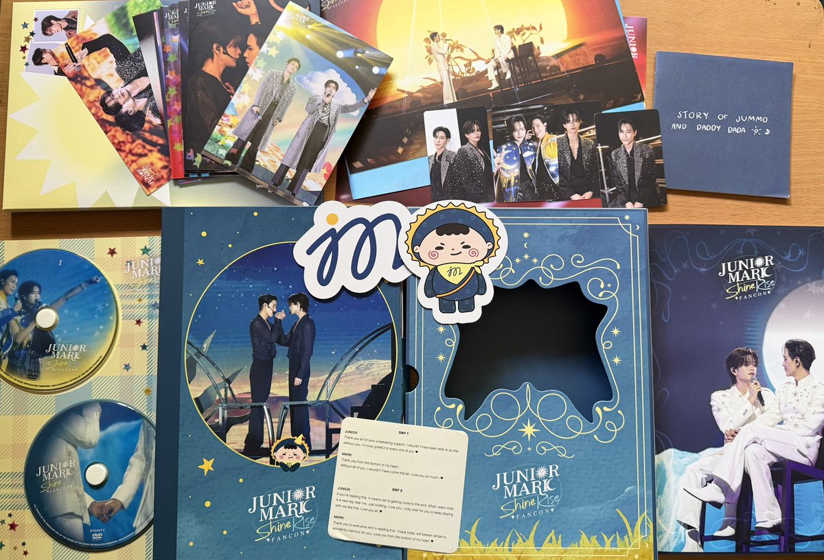 chwerlock's tweet photo. shinerise you’re so beautiful and dear to me 🥹☀️🌙 thank you so much for safely bringing another merch home to me po @khobkhunkart 💛💙 til the next~ 

#kkk_feedbacks https://t.co/JIxuEbqLZV