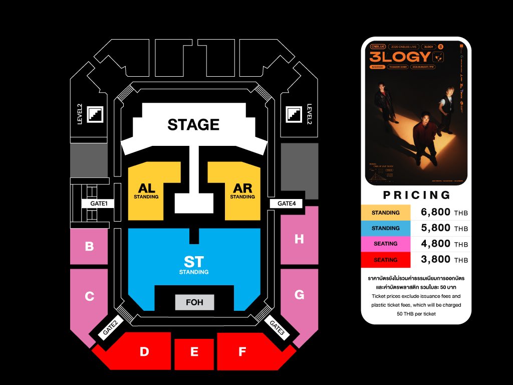 D-6 รายละเอียดกดบัตร CNBLUE มาแล้วค่ะ 💙

ก ด บั ต ร 2 7 นี้ 1 2 . 0 0 น. !!!

🔗 m.thaiticketmajor.com/concert/2026-c…

#CNBLUE 
#3LOGYinBKK 
#3LOGY_in_BANGKOK