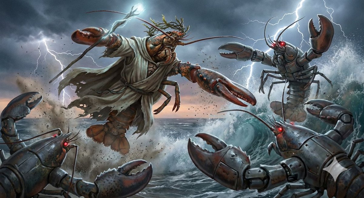 Church Of The Leviathan Lobster God tweet media