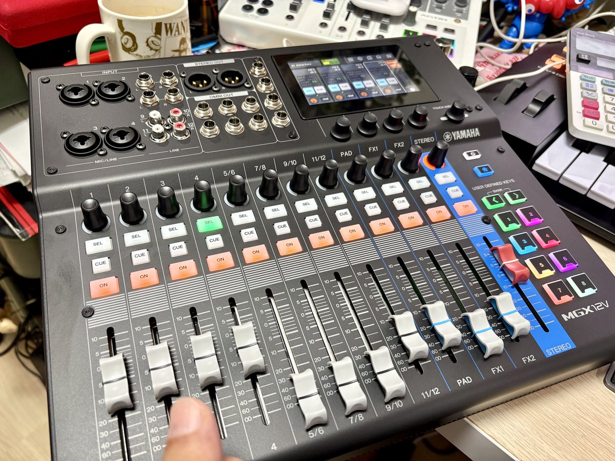 ヤマハの最新次世代デジタルミキシングコンソール“MGX12V”、コレは制作