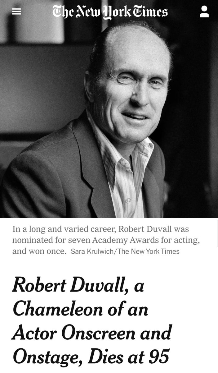 SadhguruJV's tweet photo. In a league of his own. They don’t make ‘em like Robert Duvall anymore. -Sg https://t.co/uD2zHH6n3d