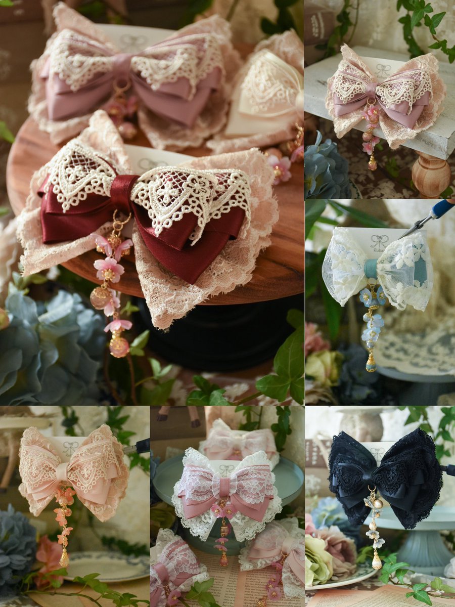 私の基準で大切に作ったもの #365DIYtheme ラグジュアリーな髪飾り