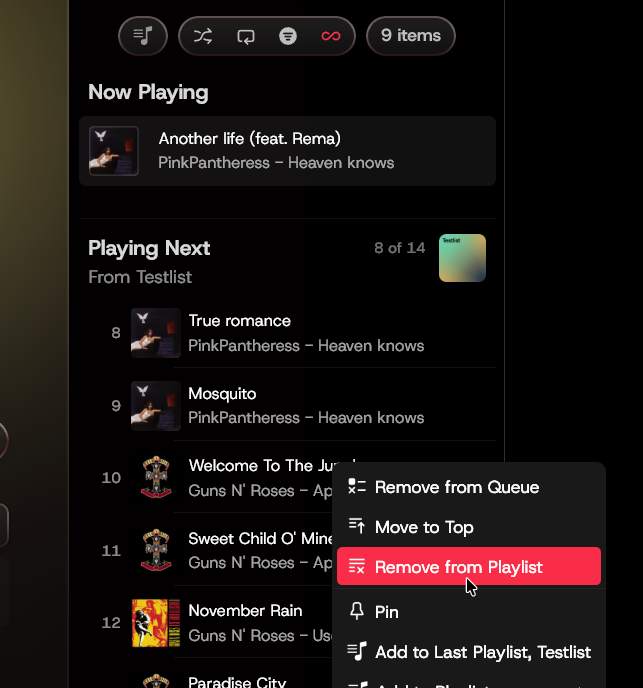 UseCider's tweet photo. Listening to your playlist and wanna make some adjustments?

Now you can, simply just right click! https://t.co/kjNE2slYeF