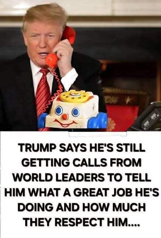 The 🍊💩is living in an alternate reality.