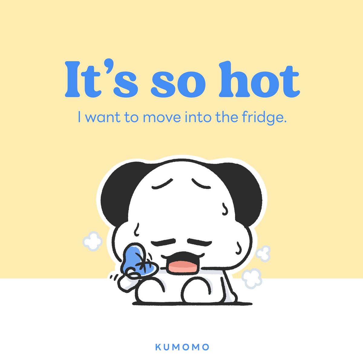 อากาศร้อนมากๆ 🫠🔥
ร้อนจนอยากจะหนีเข้าตู้เย็น ☁️
#kumomo #illustration