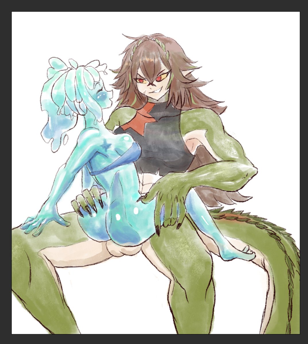 I was wondering  if anyone else ships these two? The idea came to me because of their size differences