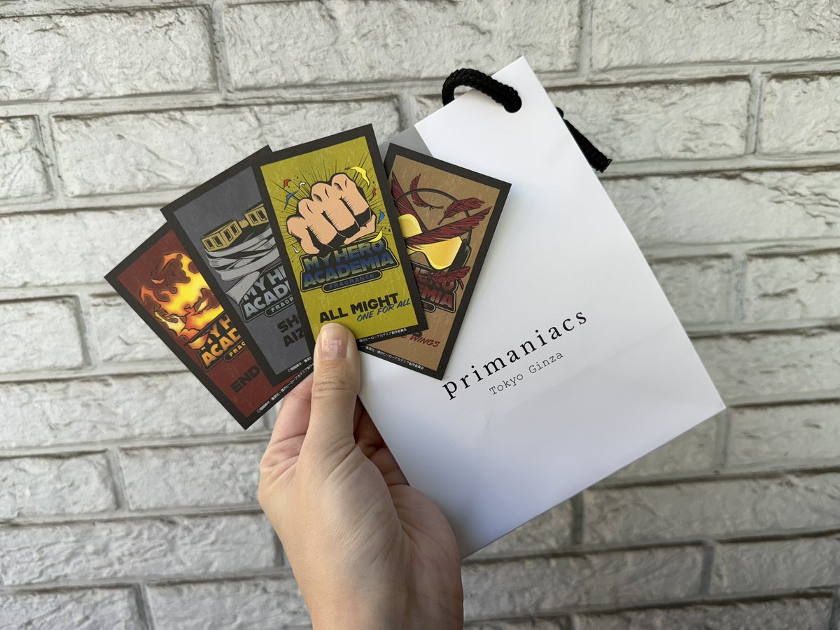 My Hero Academia fragrances, set five! On sale at Ginza Primaniacs