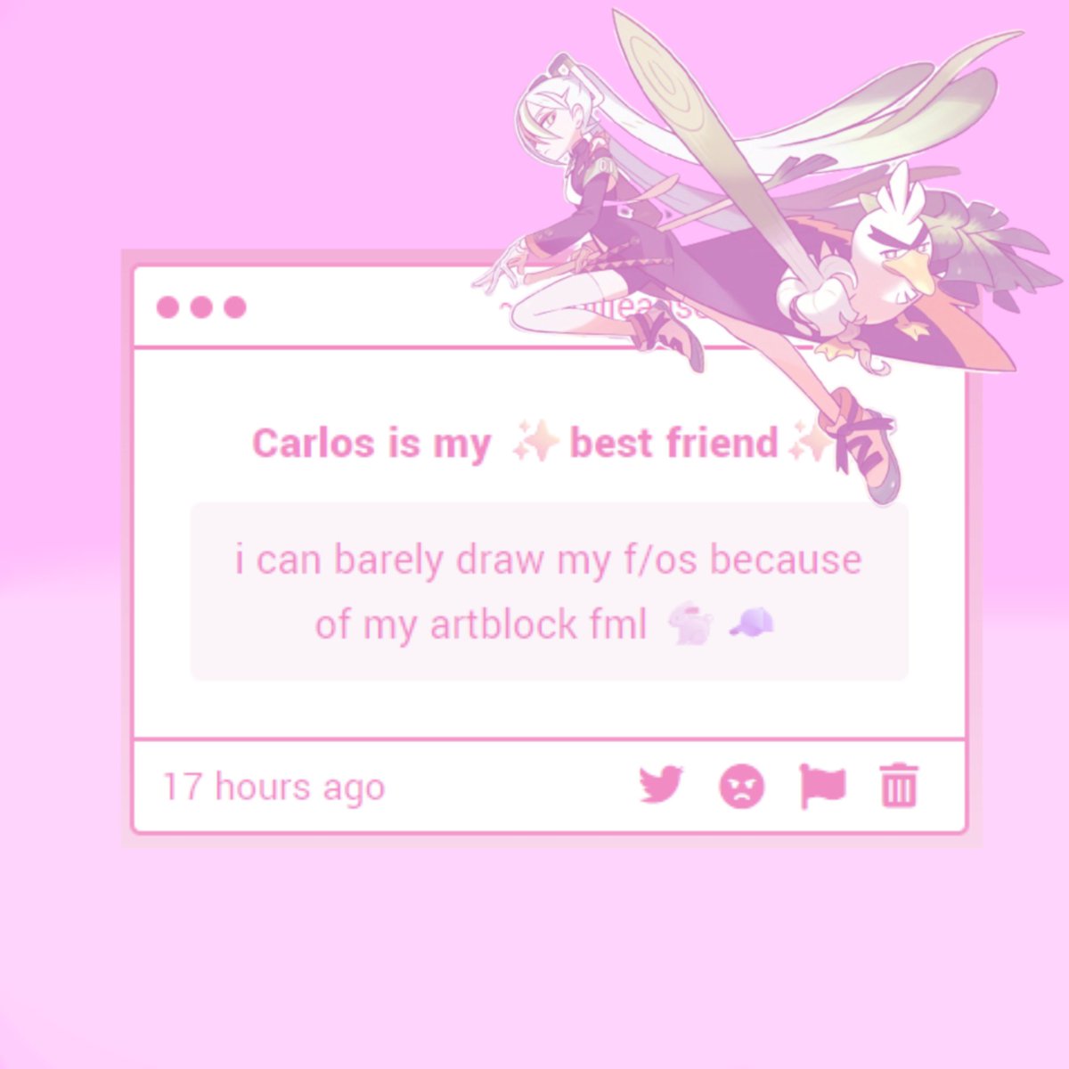 🦕⟢  Gimmick

This is so real anon I'm usually stuck in perpetual artblock I understand your pain 💔