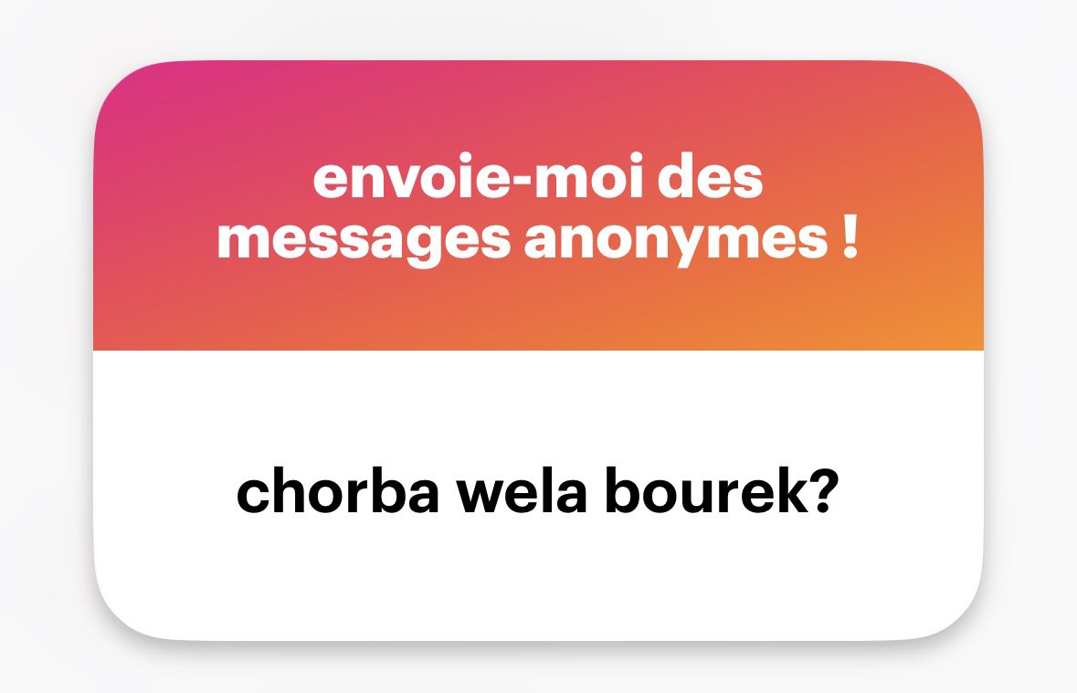 maKayan hta hésitation, bourek >>>>>>> chorba