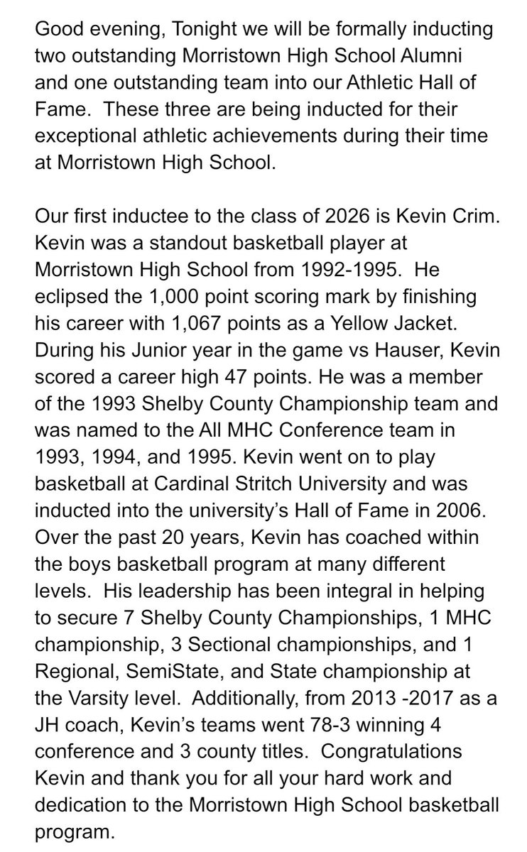 Morristown Athletics tweet media