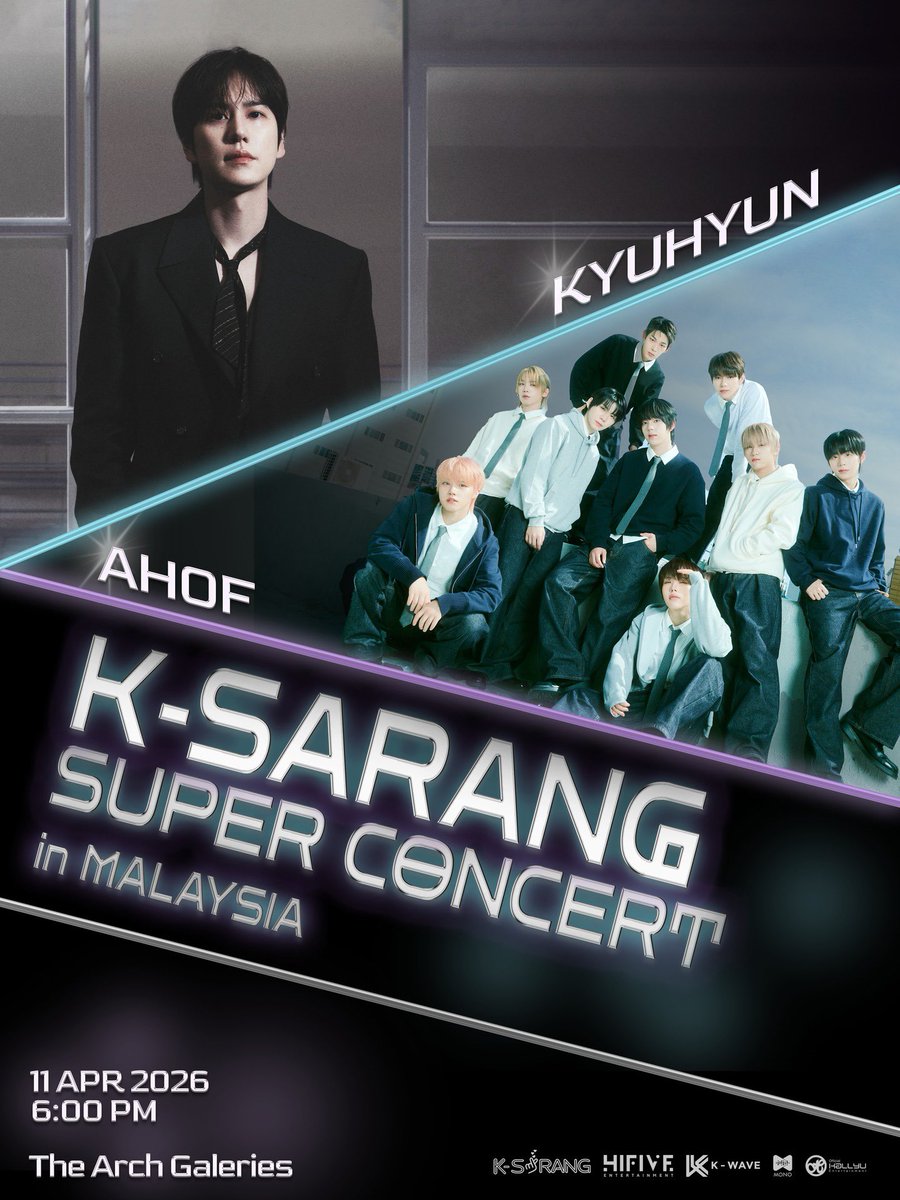 xckyucx's tweet photo. 규현이 K-SARANG SUPER CONCERT

🗓 11 April 2026
📍 Venue : The Arch Galeries
🕕 Ticket open date : 28 FEB 2026 (Sat) 10:00 AM
🏷 Ticketing Platform: Ticket2u https://t.co/ME7LiqlXiO https://t.co/MgUDcEQ6vB
