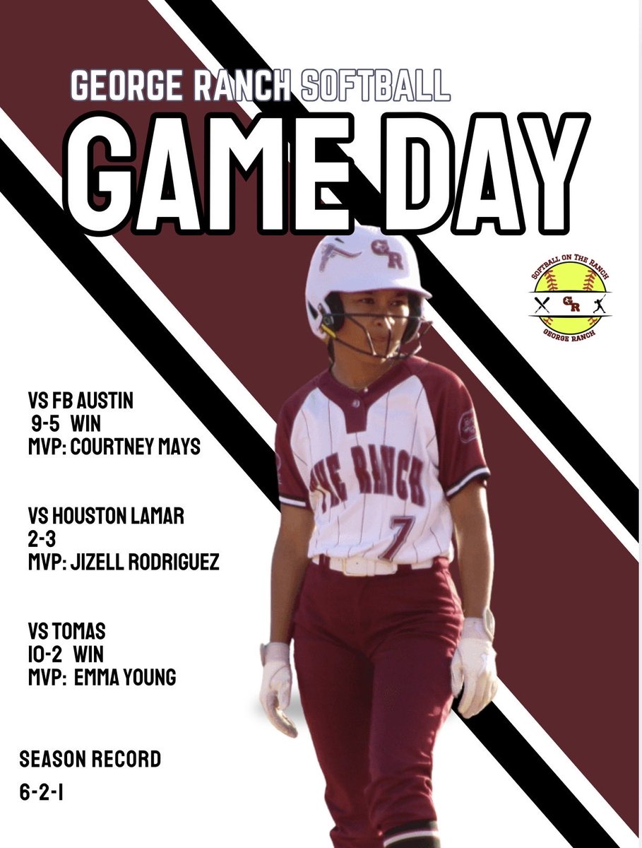 George Ranch HS Softball tweet media