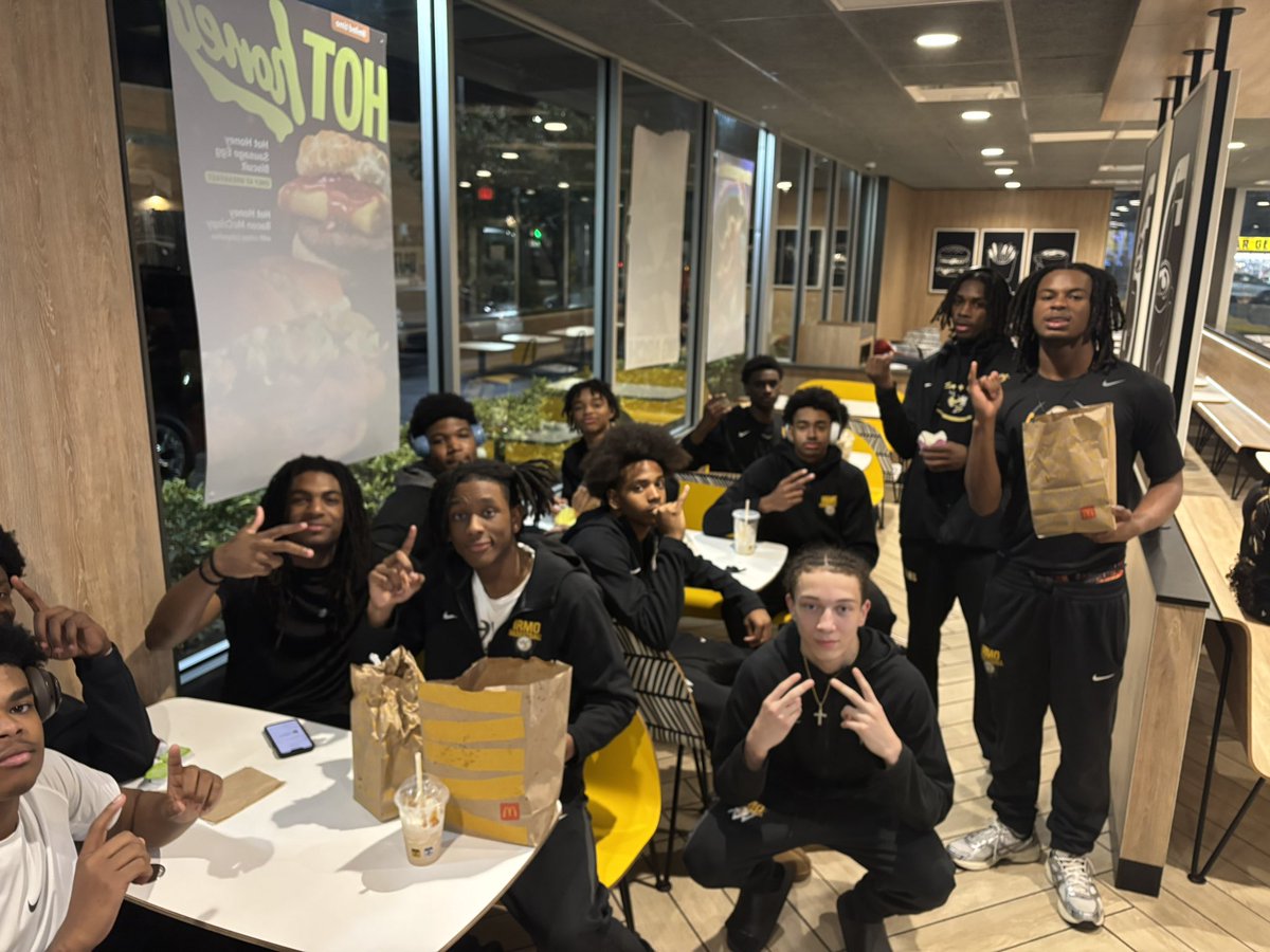 irmobasketball's tweet photo. Road playoff win means some victory McDonald’s! 

Proud is an understatement https://t.co/PiiPgnoNs6