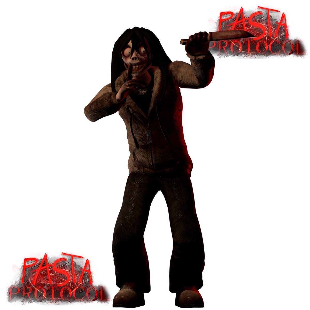 PastaProtocol's tweet photo. OFFICIAL PASTA PROTOCOL CHARACTER RENDERS (1/3)
#JeffTheKiller #eyelessJack #marblehornets #GreenPeppersOnPizza #sonictwt #asym #slenderman #creepypastatwt #PastaProtocol https://t.co/oxxm5eGNbg