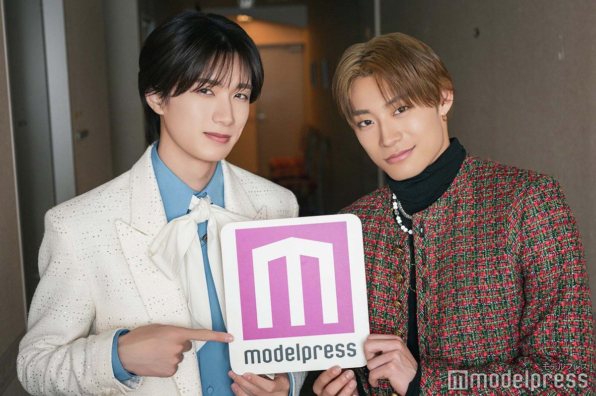 山中柔太朗(M!LK)さん＆髙松アロハ(超特急)さん サイン入りワイド