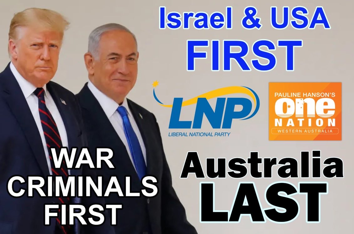 CaraMia200's tweet image. Cheers, John. #Hanson is oblivious &amp;amp; ignorant about the meaning of #Israeli coloured scarf around her red neck in Australia’s Senate. 

She fails to see immorality of being an exploited proxy for Gina to sucker ‘#battlers.’ Long term grifter has moved into hi stakes #corruption.