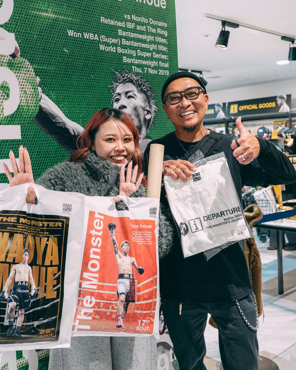 NAOYA INOUE POP UP STORE in YOKOHAMA FAN SNAP 📸 オープン初日は