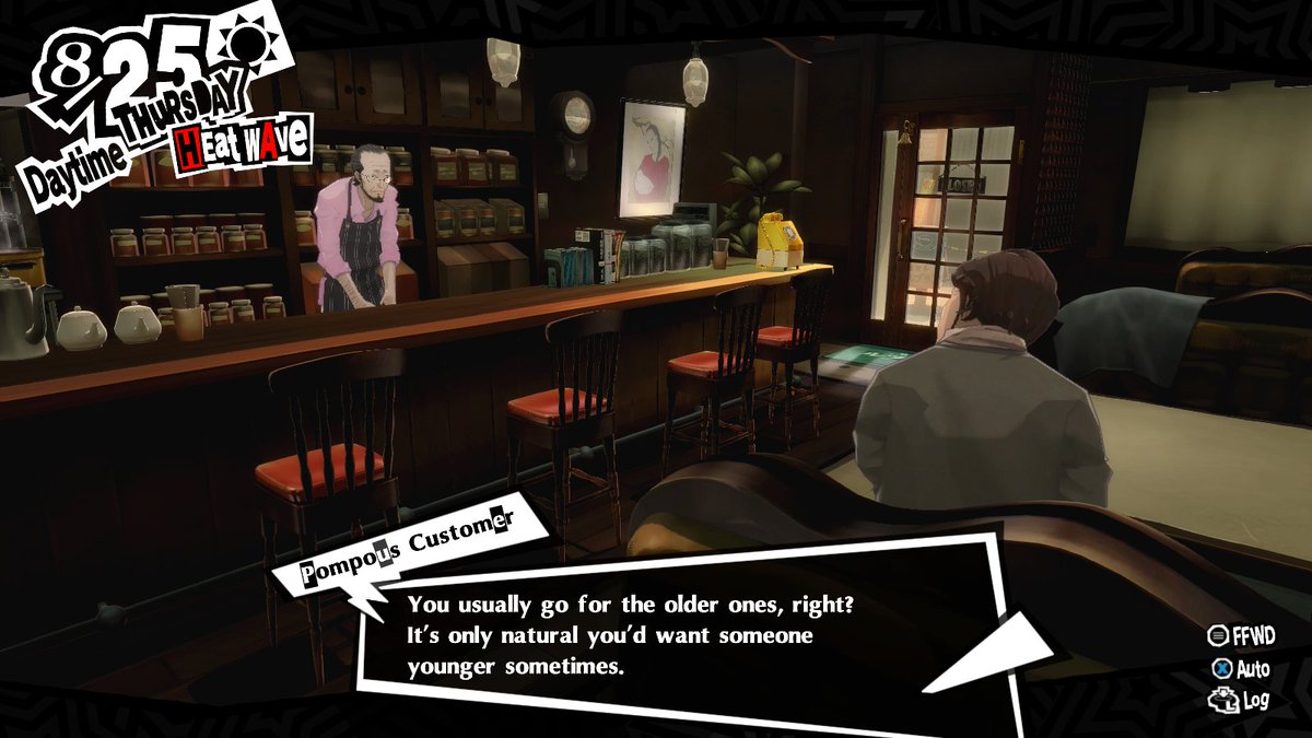 Cliente do Sojiro achando que ele é presidente dos Estados Unidos wtf