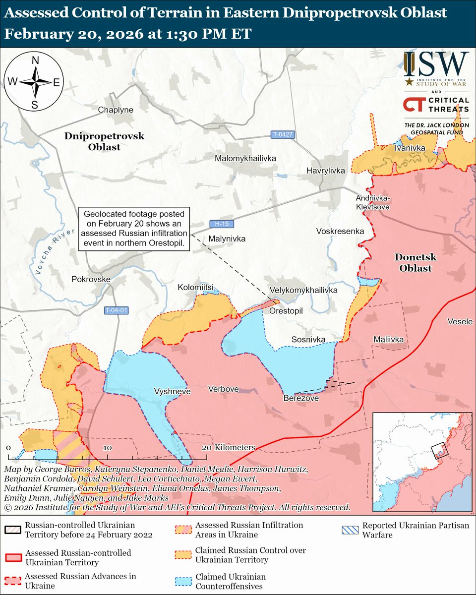 NEW: The Kremlin continues cognitive warfare efforts to attempt to convince the West to abandon Ukraine by projecting the false narrative that Russian battlefield victory in Ukraine is inevitable and that Russian forces are making widespread battlefield gains. ⬇️

Russian Chief