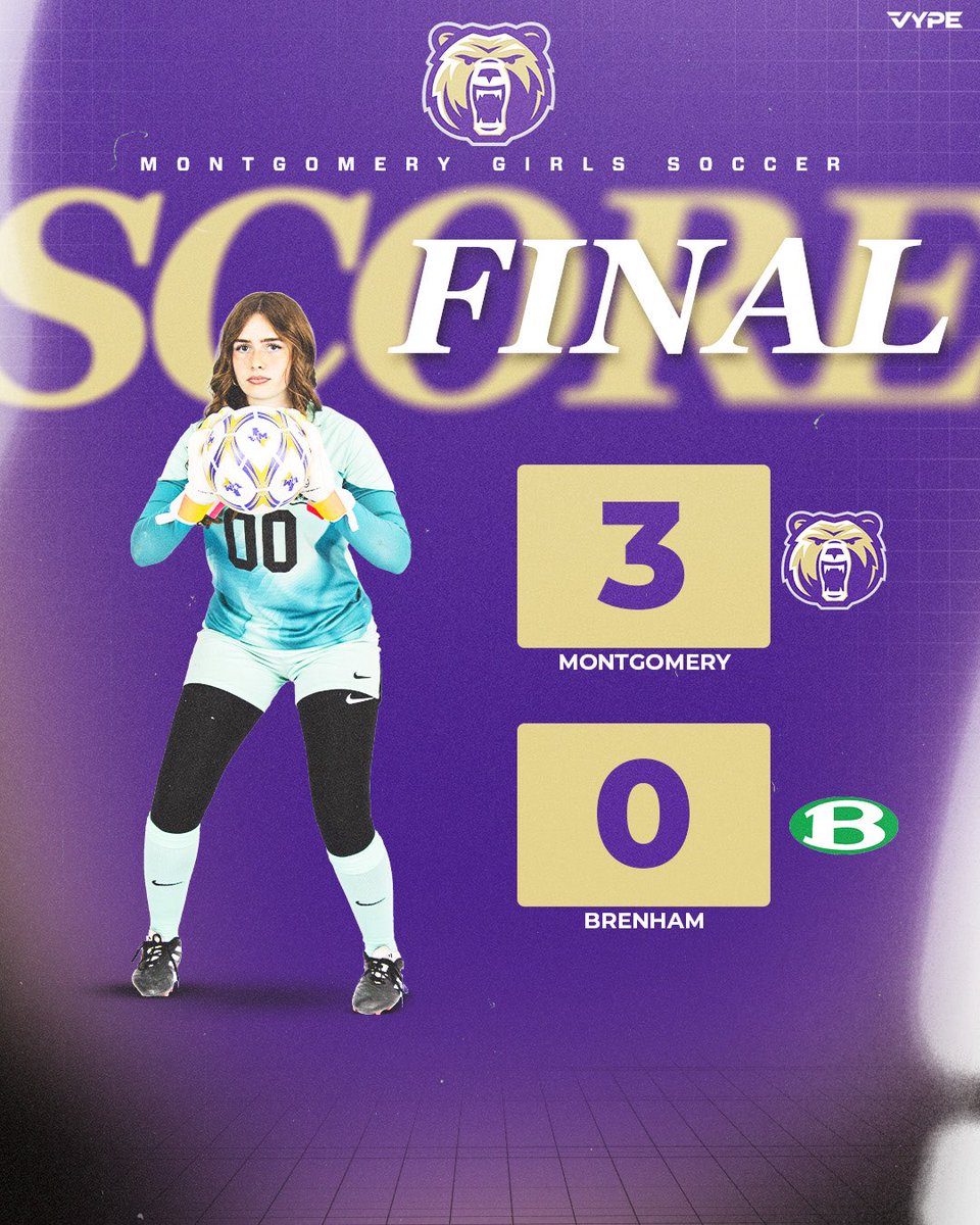 Great night for the Varsity Lady Bears. 3 games to go. Working hard game by game to earn that playoff spot! 💜🐻⚽️
<a href="/coachcooper_mhs/">Coach Grant Cooper</a> <a href="/coachlaplante/">Brad LaPlante 🐻 🦁</a> <a href="/TroyCollavo/">Dr. Troy Collavo</a> <a href="/mhs_bears/">Montgomery High School</a>