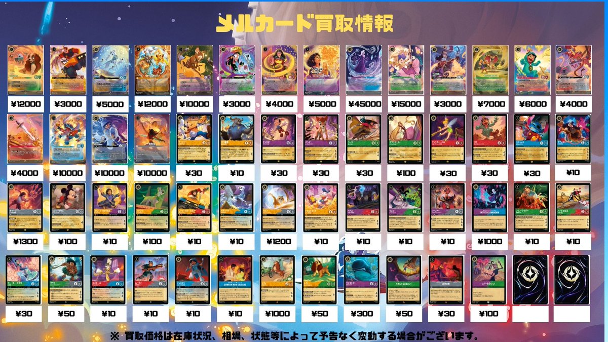 メルカードロルカナ ＃ロルカナ ＃ディズニーロルカナ ＃新弾 ＃買取