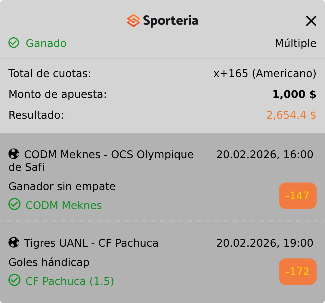 👏 IMPRESIONADO DE LAS APUESTAS QUE DEJARON MIS SEGUIDORES

Dividiré las ganancias entre los 5, creo que es lo justo.

<a href="/aaron_portox/">Aarón Portillo</a> <a href="/AbrahamFc95/">Abraham Flores</a> <a href="/SoyLuisOso/">killingbear7</a> <a href="/TomJosue2k/">Josue Tom</a> <a href="/Maciel1xd/">uno mas</a> 

Envienme sus cuentas CLABE o número de tarjetas + nombre de bancos.

Mañana en la mañana le