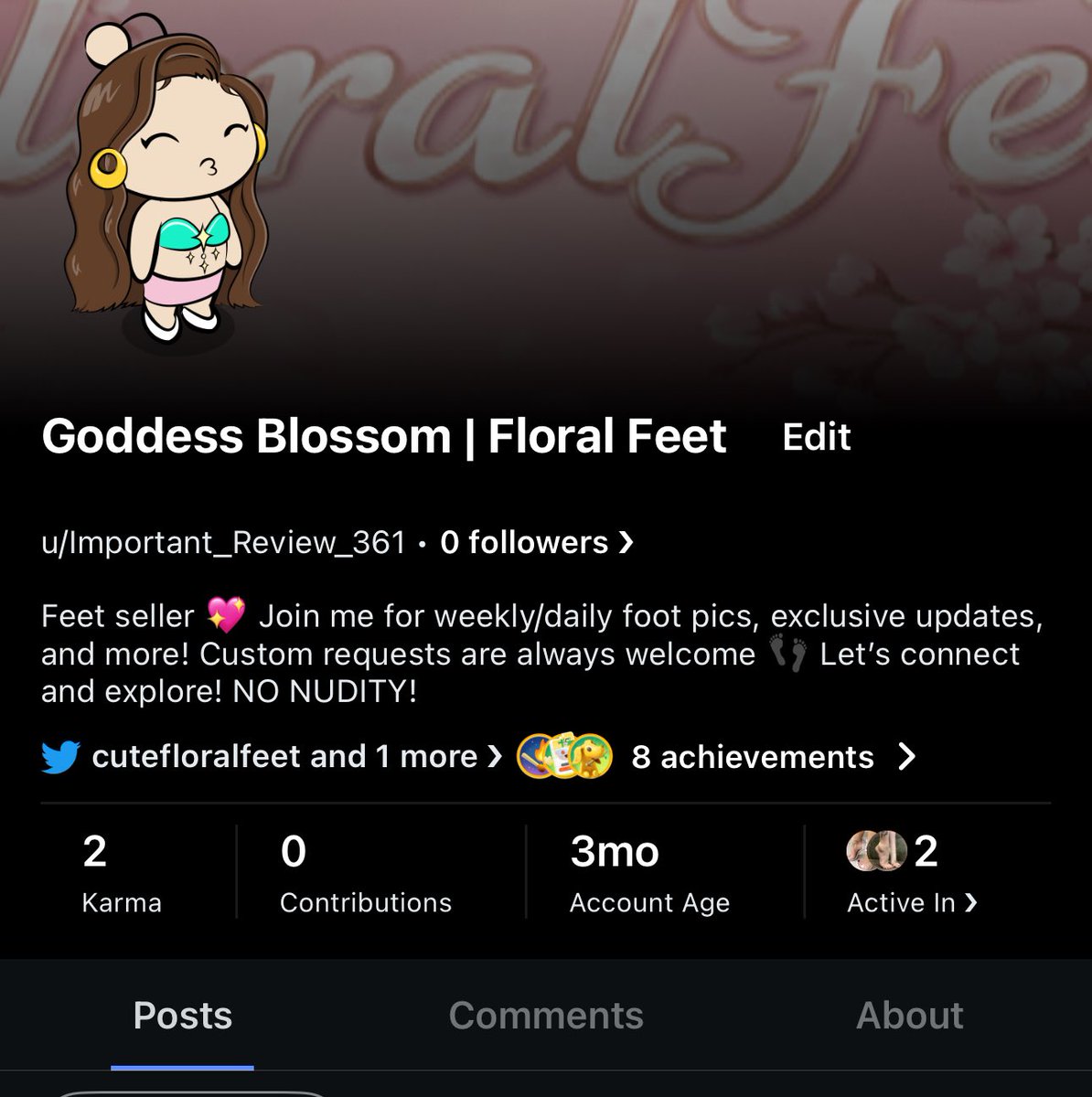CuteFloralFeet's tweet photo. Looks like I’m gonna be a bit spicy on Reddit too🫶🏼 https://t.co/LBHZn7kp7U