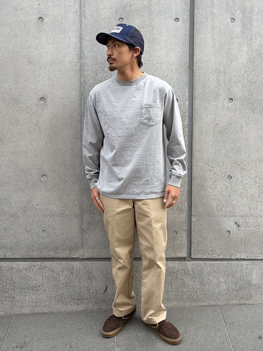 Standard California Heavyweight Pocket Long Sleeve T Vintage Wash