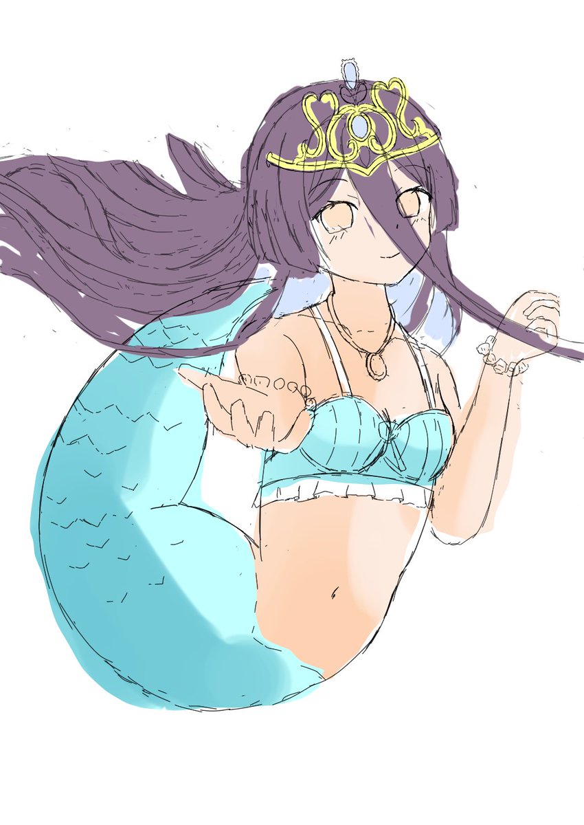 クルスタ #ティンクルスターナイツ ヒトリちゃん人魚版チャレンジ